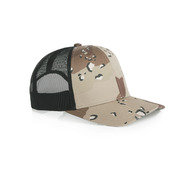 Mesh Contrast Camo Cap